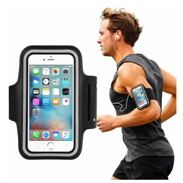 Braçadeira para Celular de 4-7 Polegadas - Suporte Esportivo para Atividades ao Ar Livre Academia e Corrida
