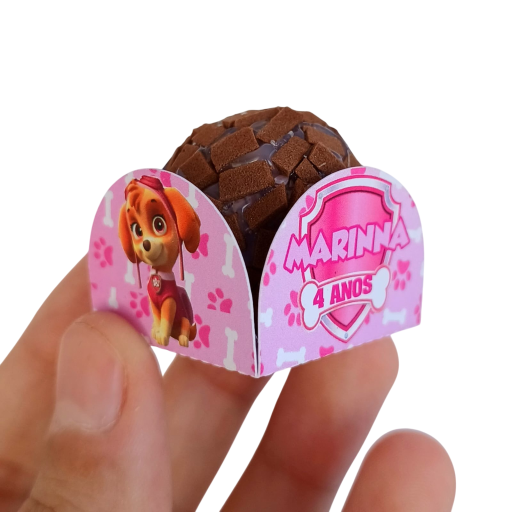 Kit Forminha de Doce  Skye Patrulha Canina Menina Personalizada | Festa Infantil | Aniversário