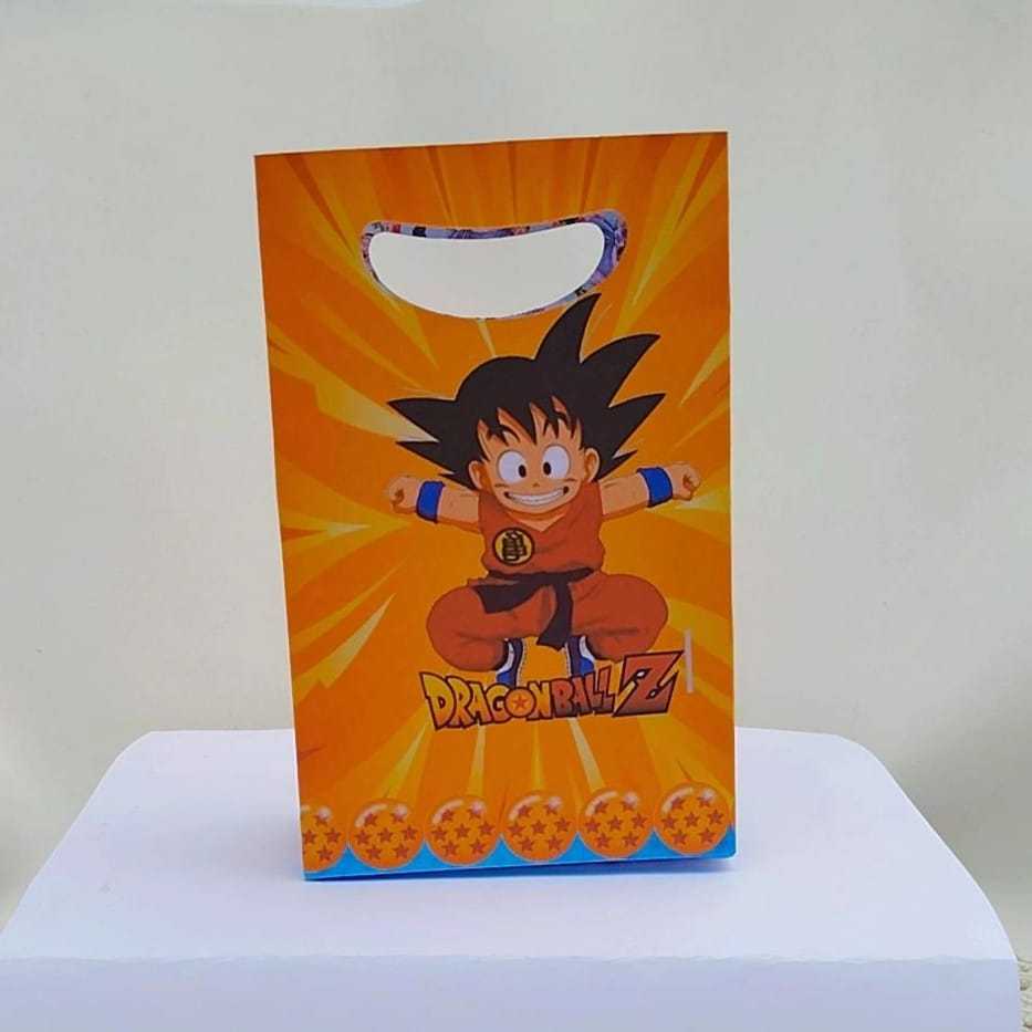 Kit Sacolinha Surpresa Festa Infantil Personalizada DRAGONABAL Z Lembrancinhas Aniversário PEGUE E MONTE