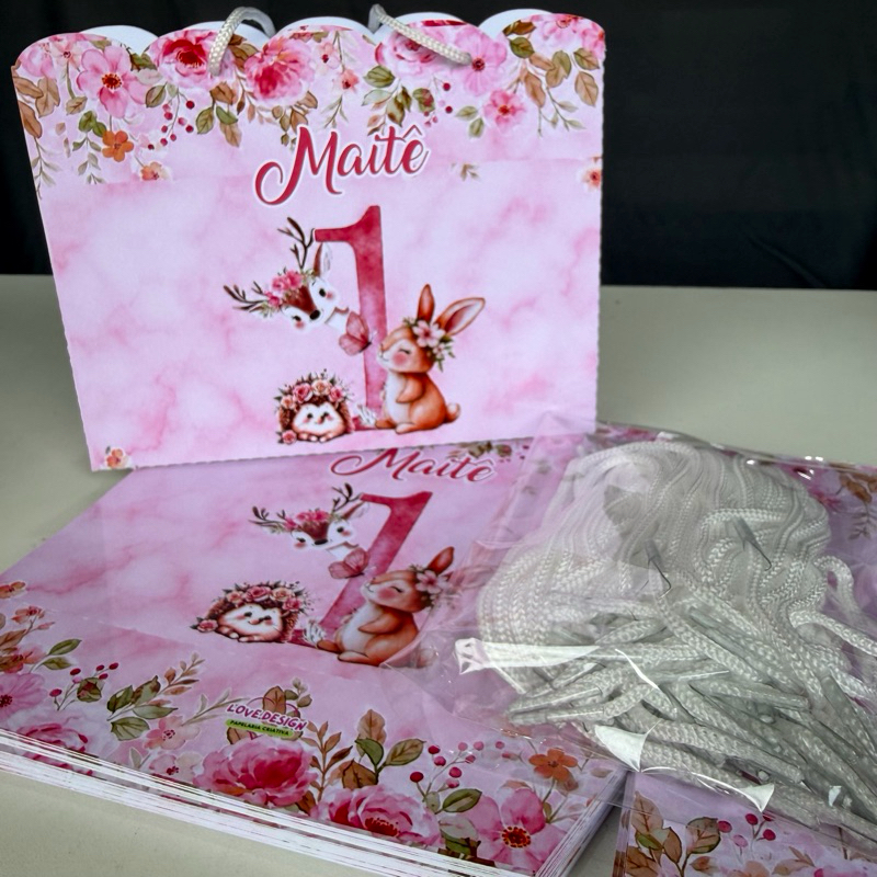 Sacolinha personalizada, lembrancinha de festa, kit PEGUE E MONTE / FAZEMOS TODOS OS TEMAS