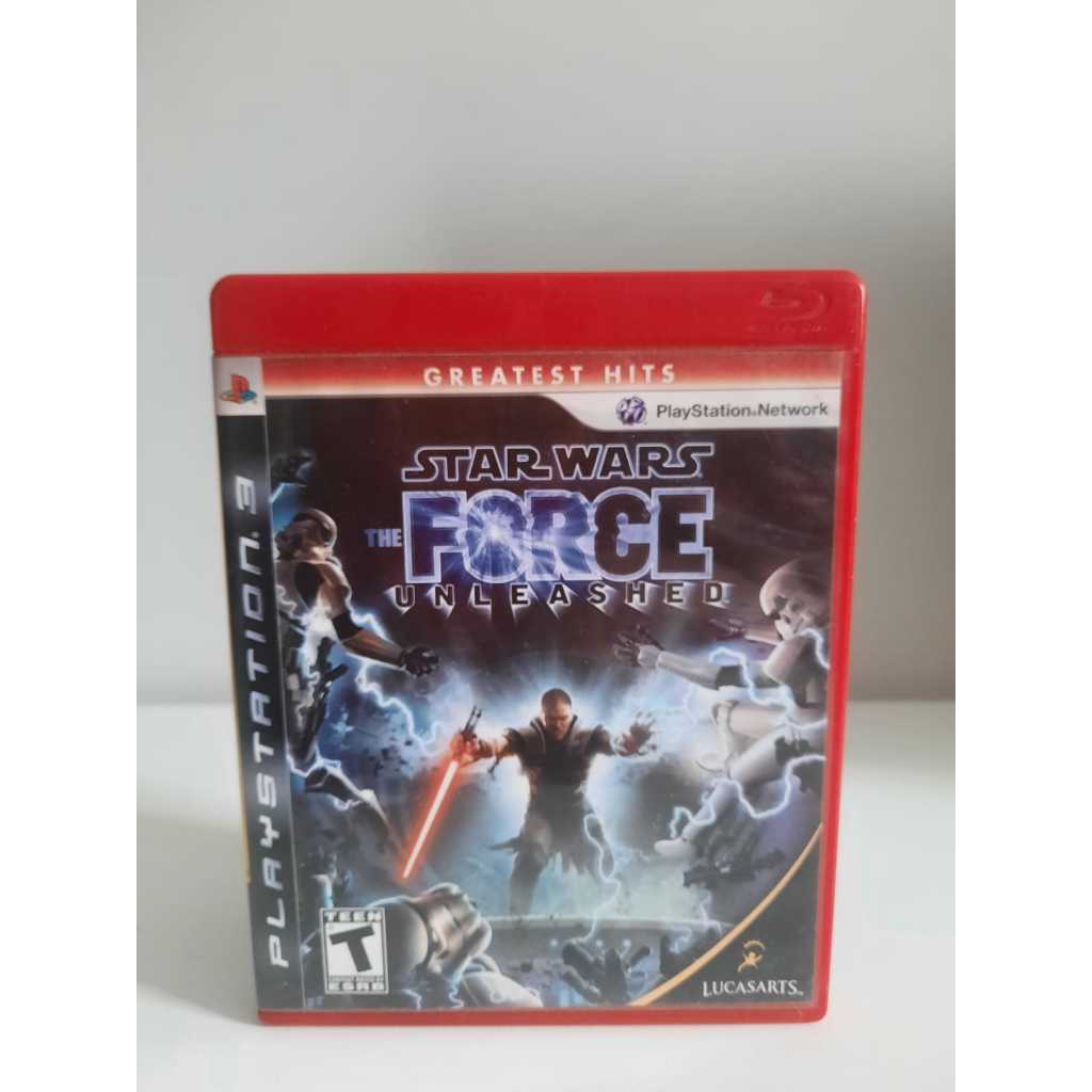 Star Wars The Force Unleashed PS3 Mídia física