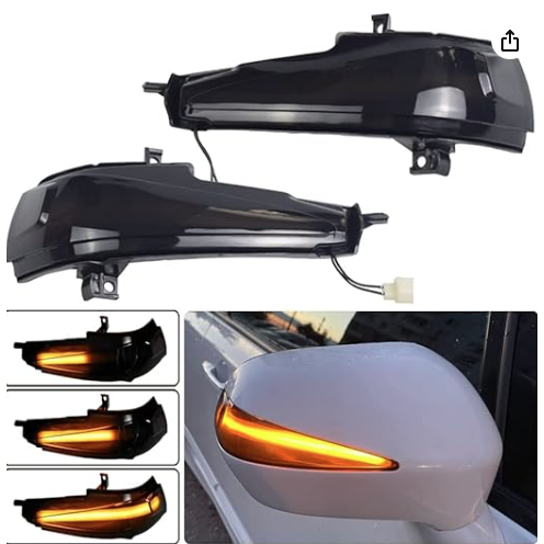 Par Luz De Seta Led Retrovisor Honda Civic 2006 até 2012