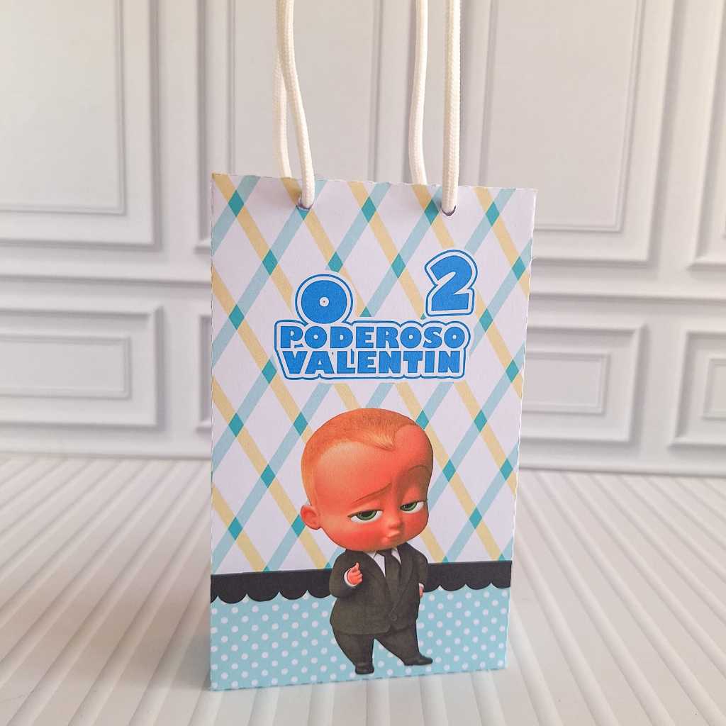 Sacolinha personalizada O PODEROSO CHEFINHO - Lembrancinha  - aniversário - caixinhas