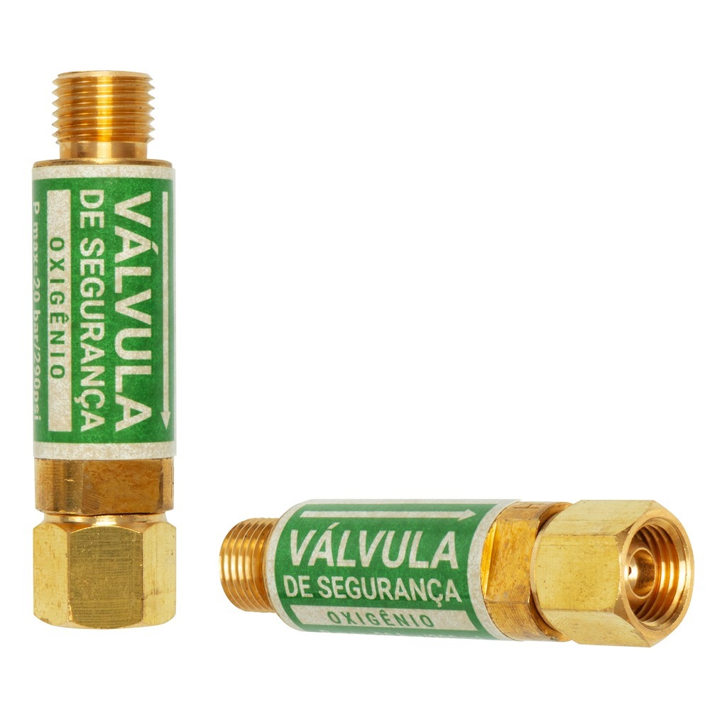Válvula De Segurança Corta Chamas MO Para Maçarico-Oxigênio
