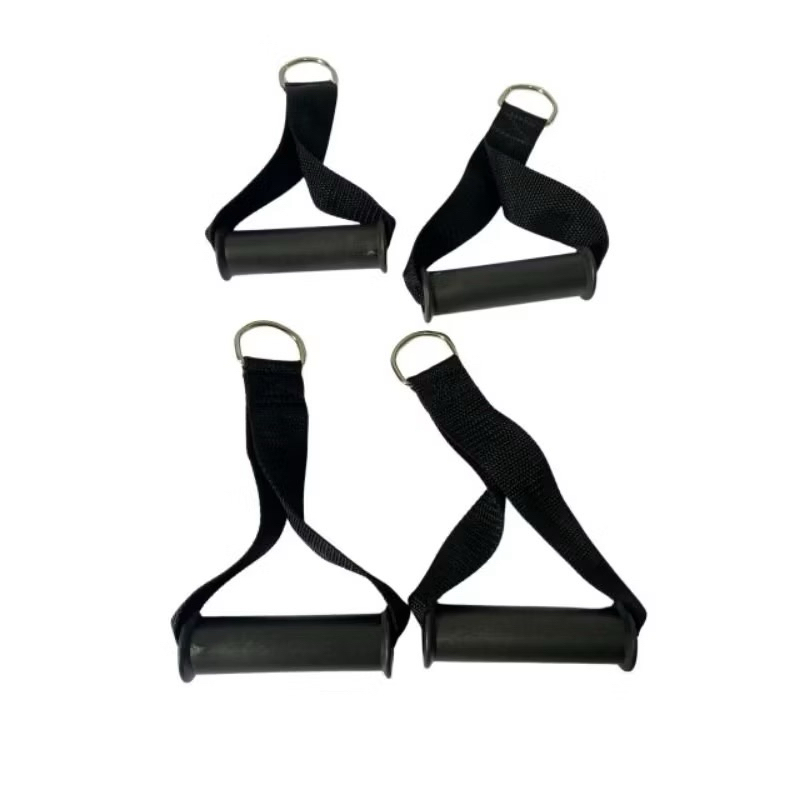 Puchador de Mão Estribo Nylon alça CrossOver Remada Academia Pilates Puchada Tríceps Bíceps Costas - Par