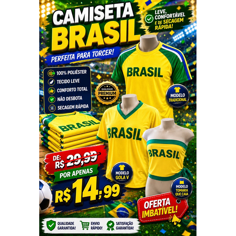 Camiseta do Brasil Copa
