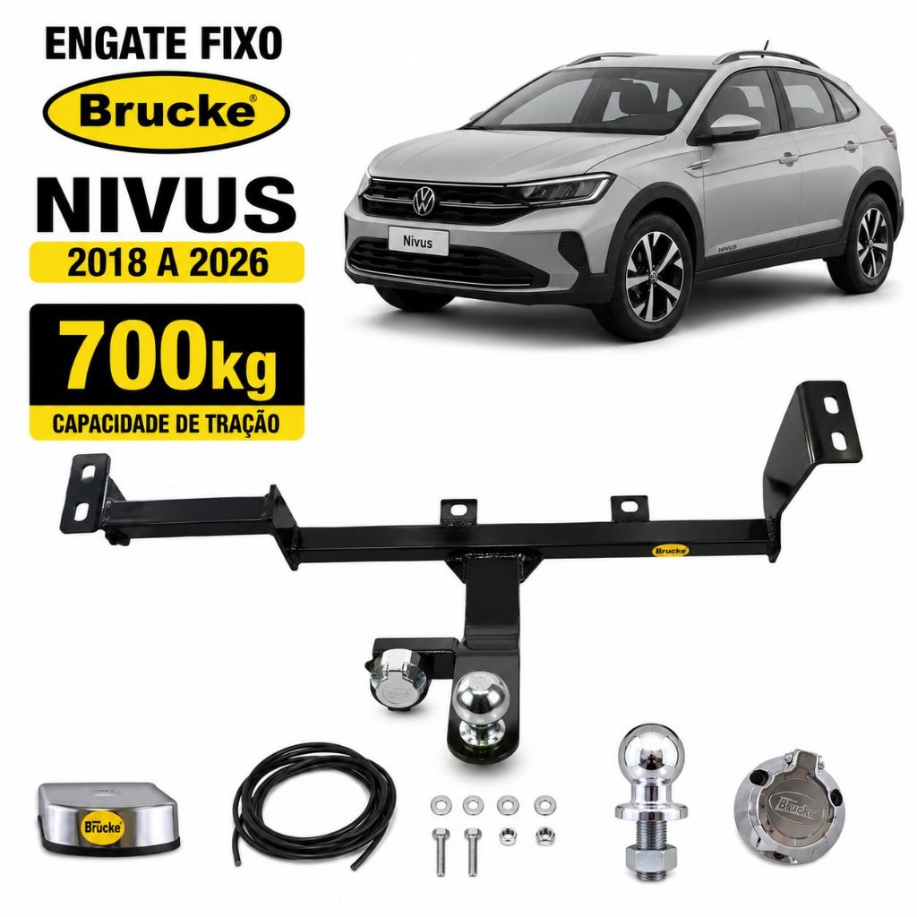 Engate Reboque Nivus 2018 a 2026 700kg
