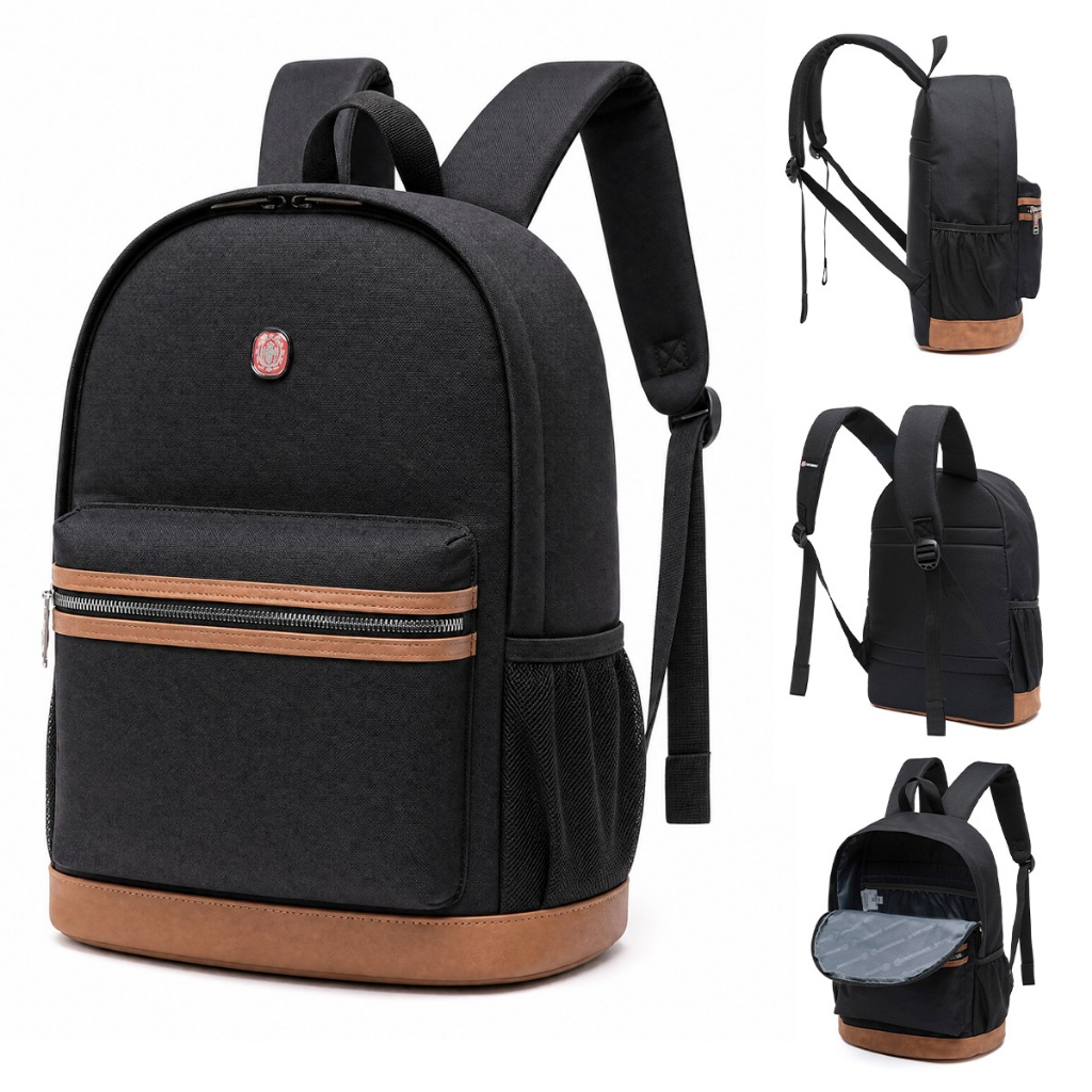Mochila Reforçada Poliéster 20L Bolsa para Notebook Universidade Viagem Trabalho com Alça Acolchoada
