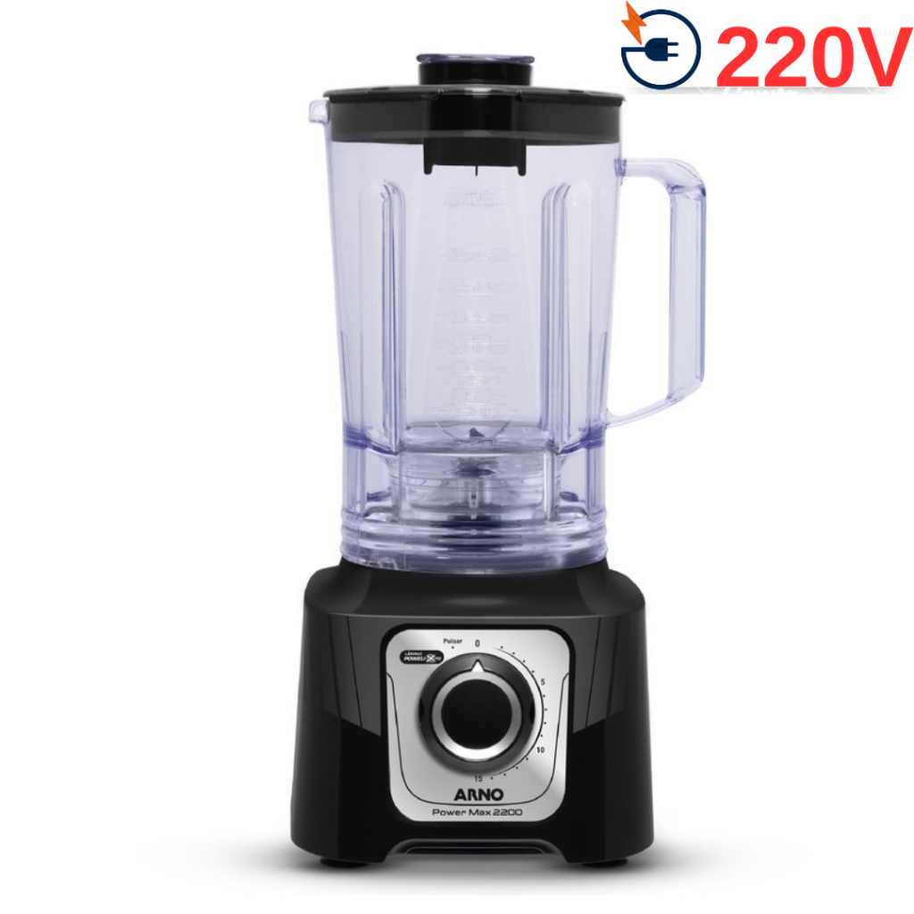 Imagem Liquidificador Arno Power Max LN66 220 V 2200W* Jarra 3,1 Litros PR