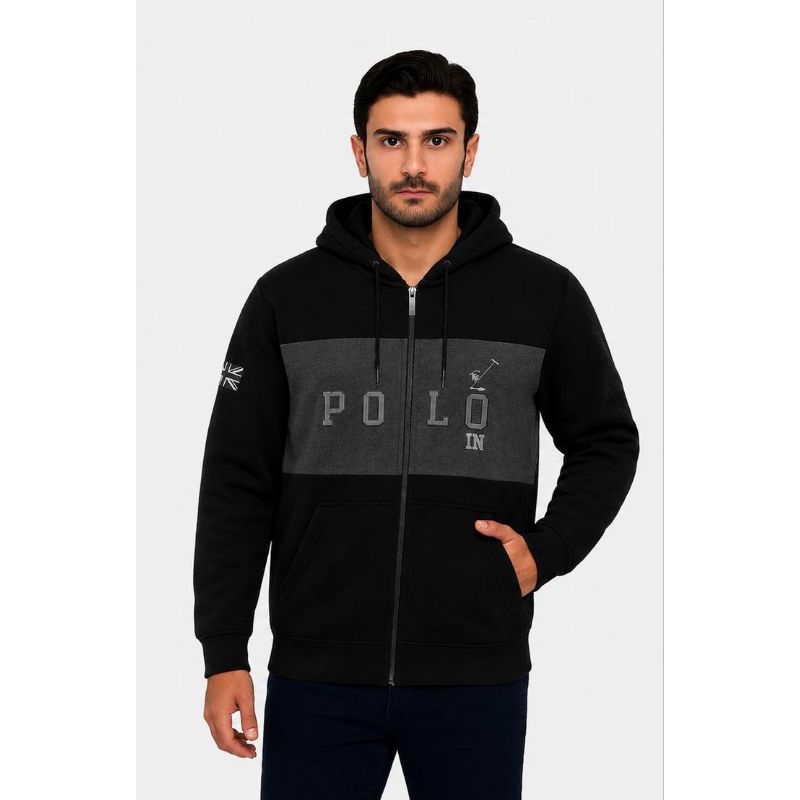 Casaco Moletom Masculino Peluciado Inverno Grosso Quente Com Capuz Zíper Envio Rápido