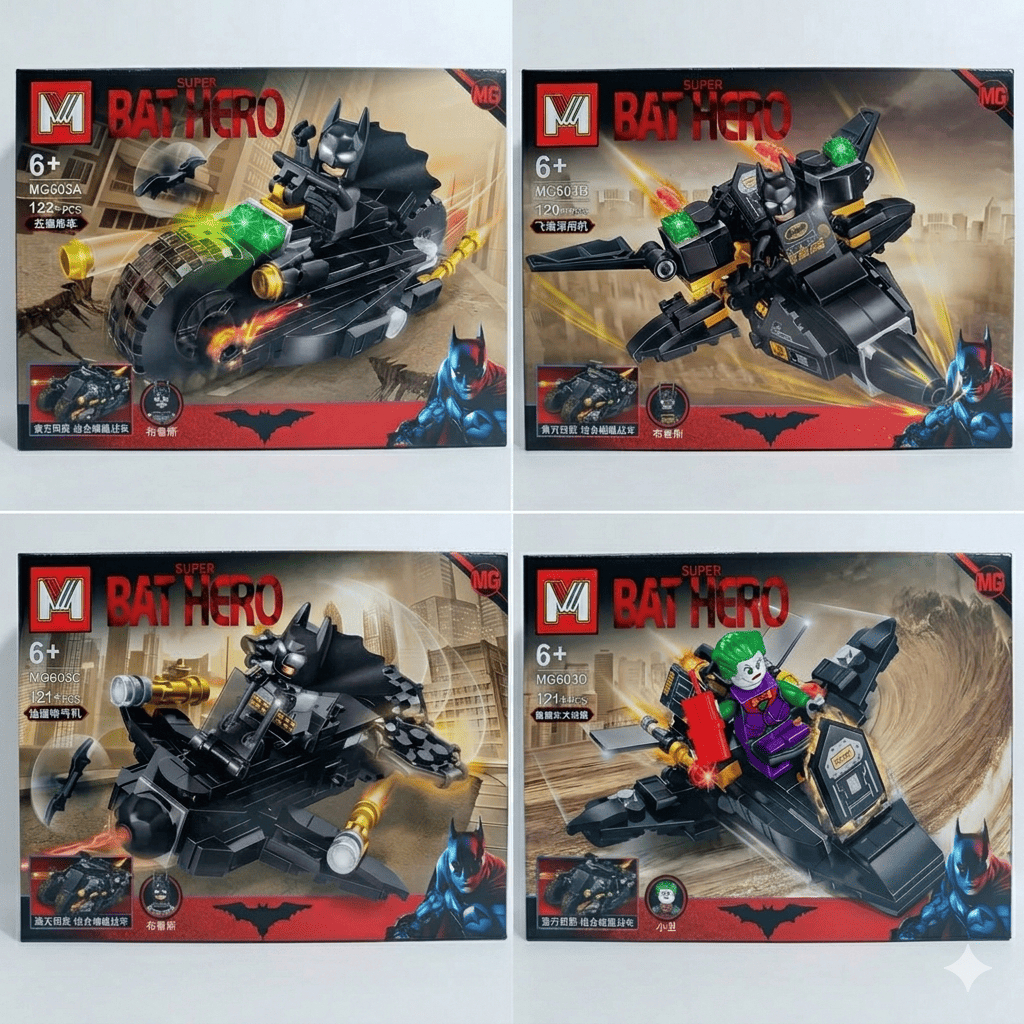 BLOCO DE MONTAR LEGO BATMOVEL BATMAN PARA CRIANÇAS 120 PEÇAS - ENVIO IMEDIATO