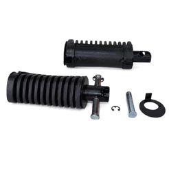 pedaleira traseira bros falcon nx400 pe de apoio completa resistente