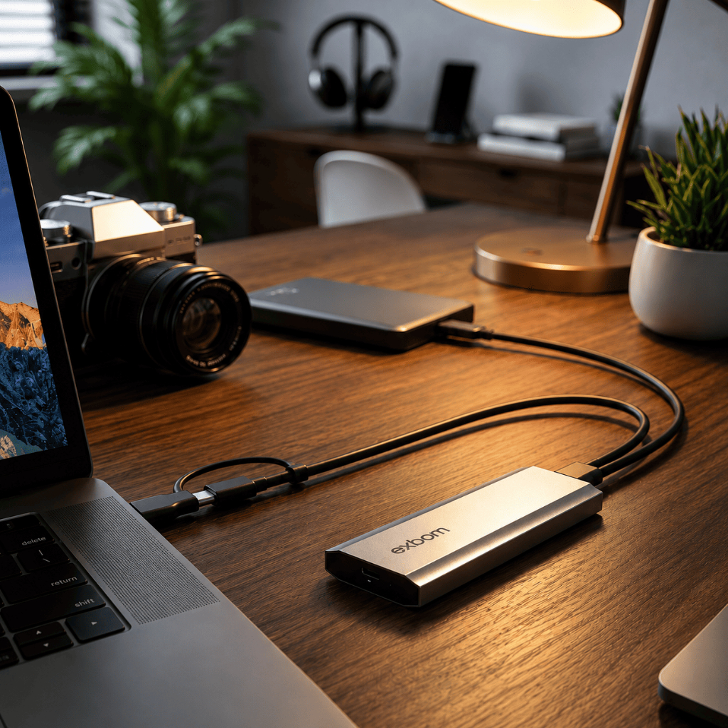 Case Gaveta Ssd M2 Nvme Tipo C Usb 3.1 Alta Velocidade