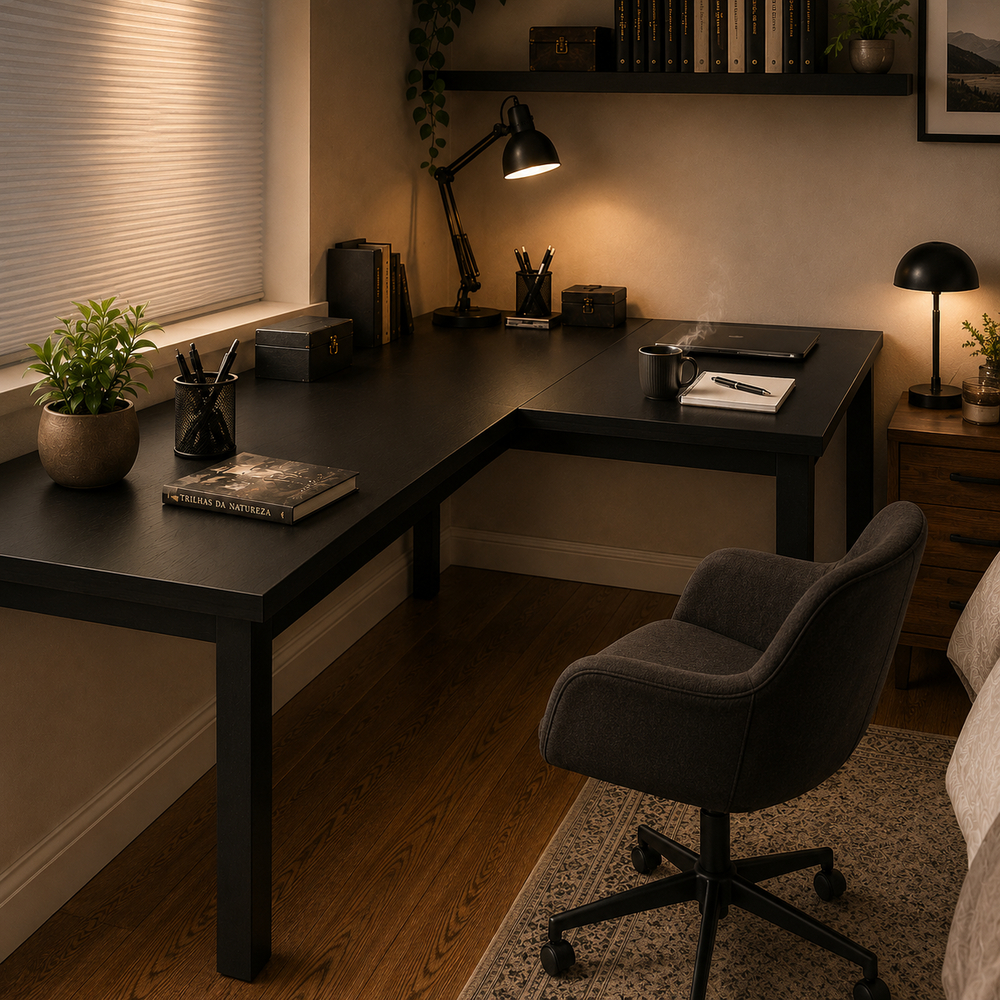 Mesa em L Gamer – Oferta para Montar Um Setup Completo com Estilo