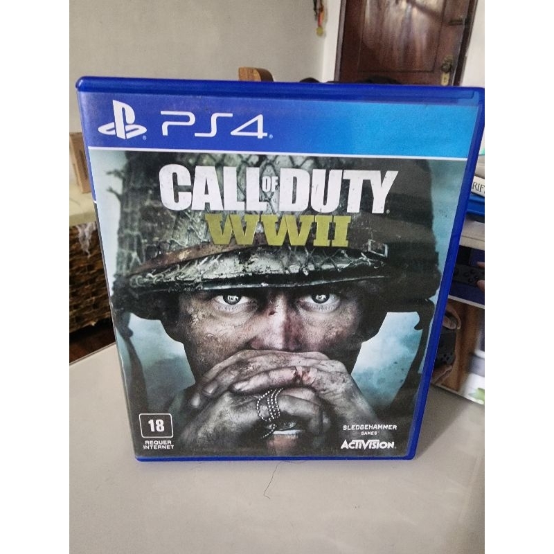 Jogo para PS4 PS5 Call Of Duty WW2 Usado jogo em português Midia Fisica