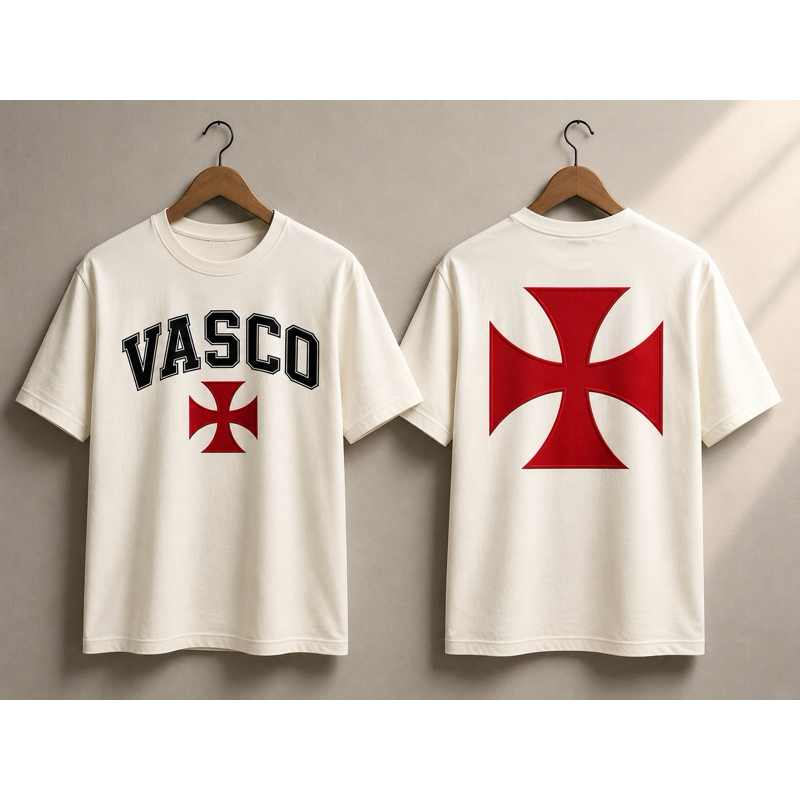Camiseta Futebol Camisa Torcedor Vasco Esporte Unissex Algodão