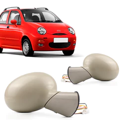 Retrovisor Chery Qq Elétrico 3 Fios 2010 2011 12 2013 2014