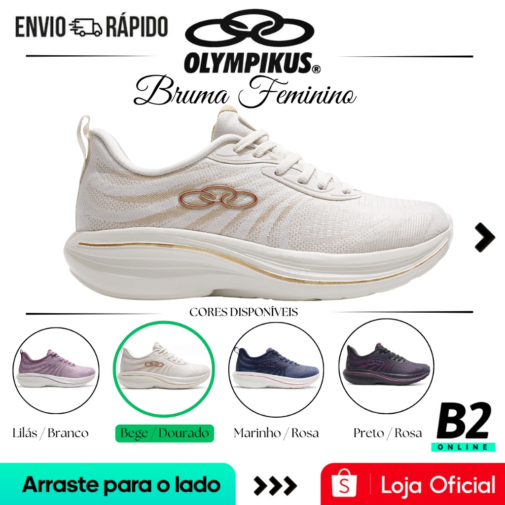 Tênis Olympikus Bruma Feminino Original com Nota Fiscal e Garantia