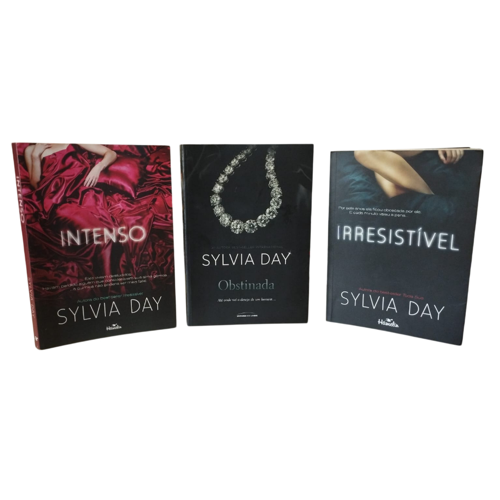 Box 3 Livros: Intenso / Obstinada / Irresistível - Sylvia Day