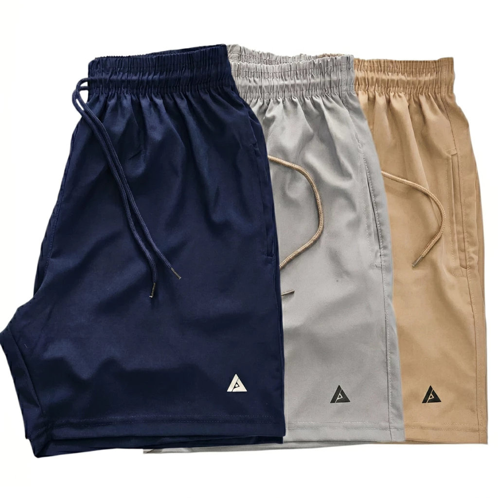 Kit 3 Bermudas Masculinas Dry Fit Secagem Rápida Academia Corrida Praia Conforto P ao GG — imagem 1