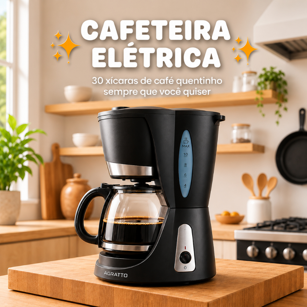 Cafeteira Elétrica 30 Xícaras Cafeteira Jarro de Vidro Cafeteira Filtro Permanente Cafeteira Grande