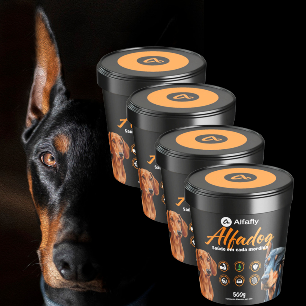 Suplemento Canino Cães Cachorro Músculo Pelo Pele Imunidade Idosos Longevidade Alergia 2kg 100 doses