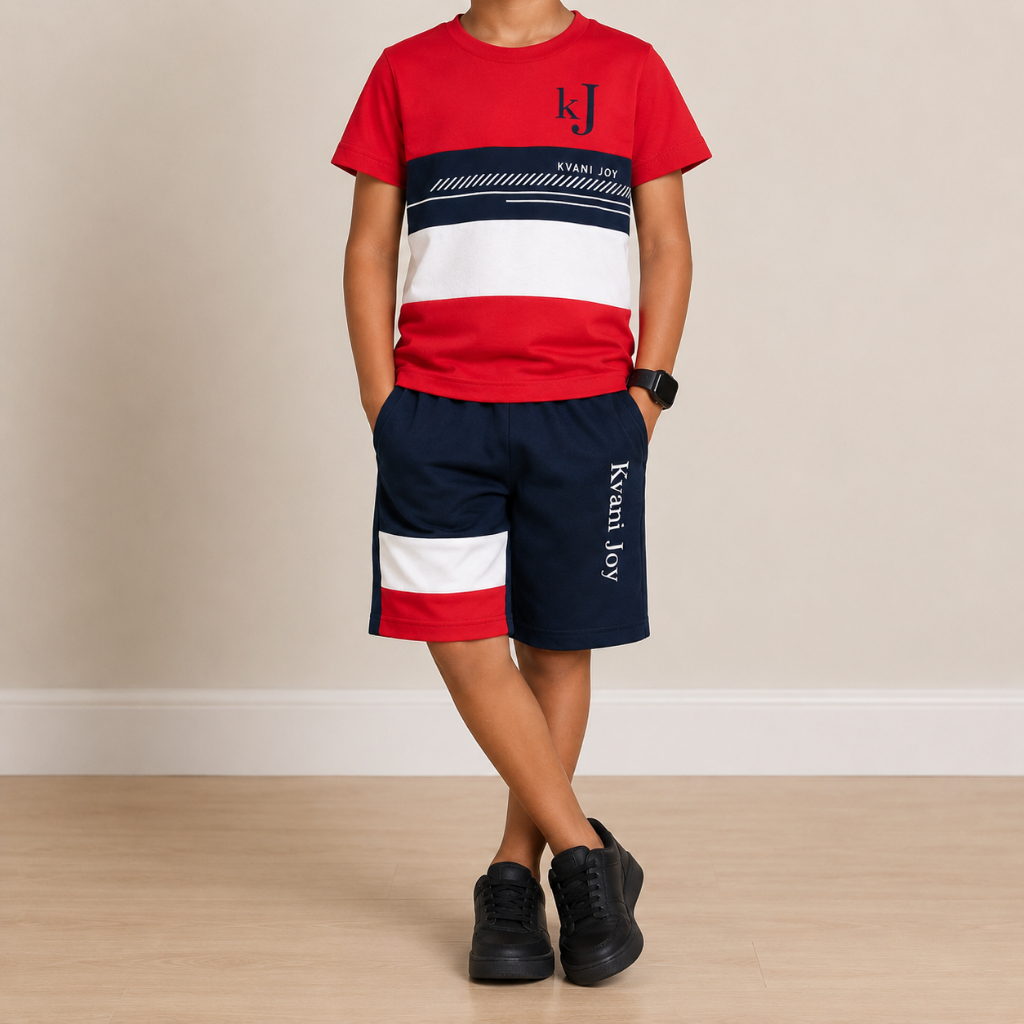 Roupa Masculina Infantil - Conjunto de Menino - Camisa e Bermuda