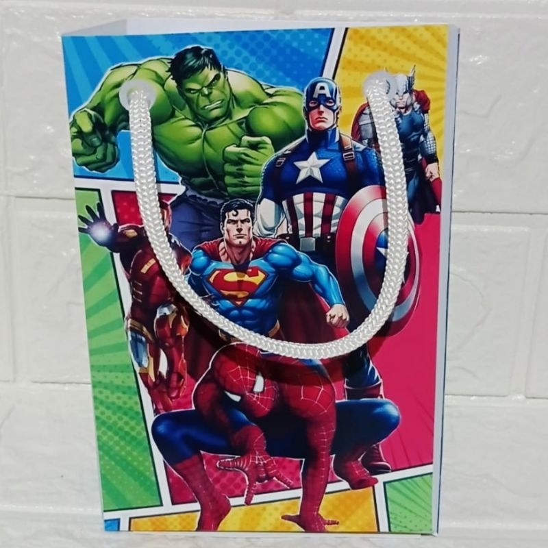 Sacolinhas Personalizadas Vingadores | Lembrancinhas Surpresa | Festa Infantil
