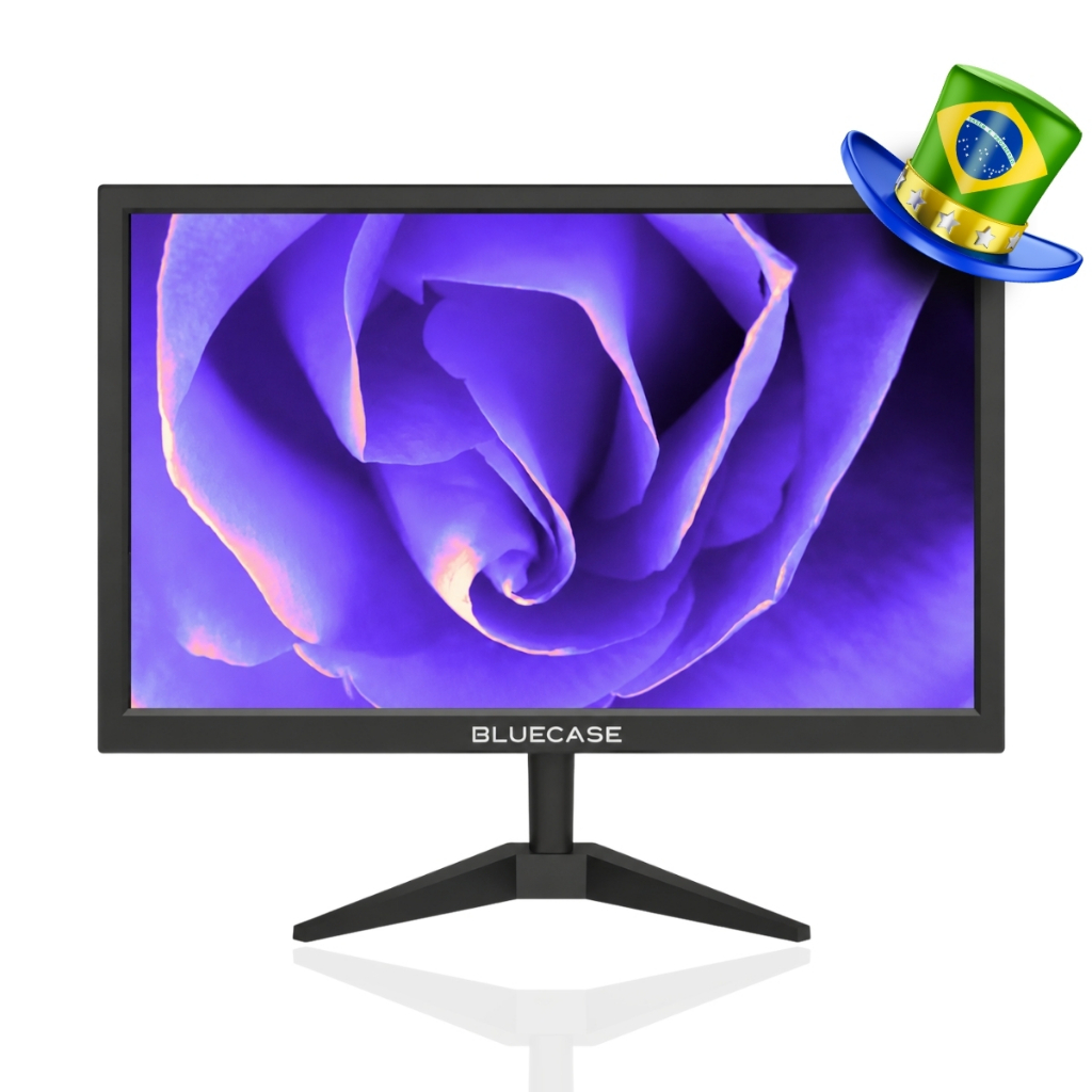 Monitor 24 Polegadas 75HZ Design Ilustração Escritorio jogos Trabalho Led Full HD Hdmi Widescreen