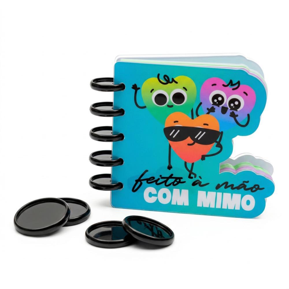 Disco Cogumelo para Caderno Inteligente Preto Mimo - 35 mm - 20 Unids · foto 2