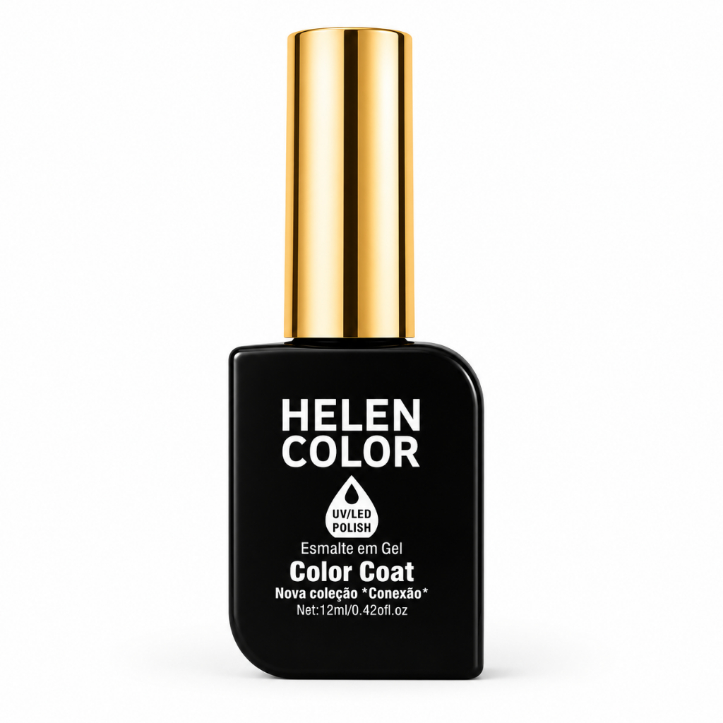 NOVA COLEÇÃO Esmalte preto Helen Color #49 ESMALTE GEL