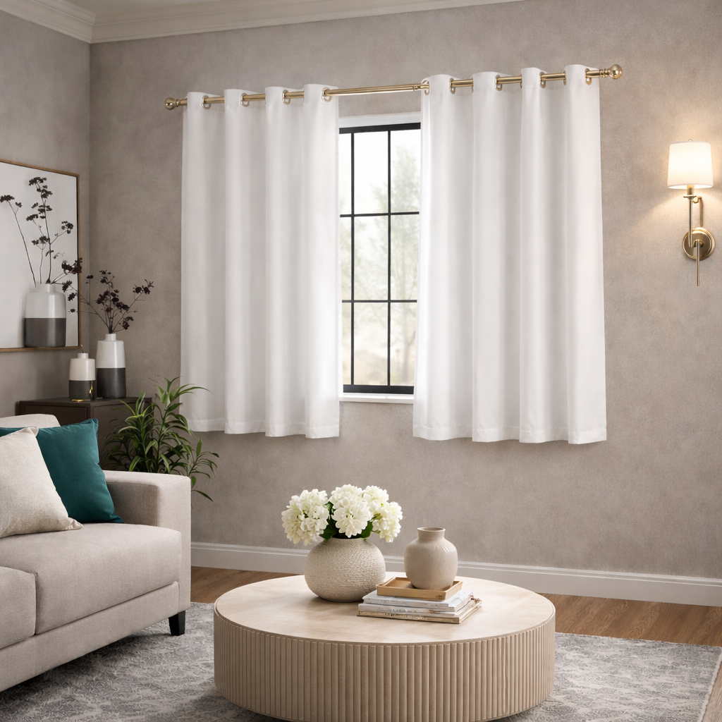 Cortina 2,80 x 1,70 Branca Decoração para sala Liquidação