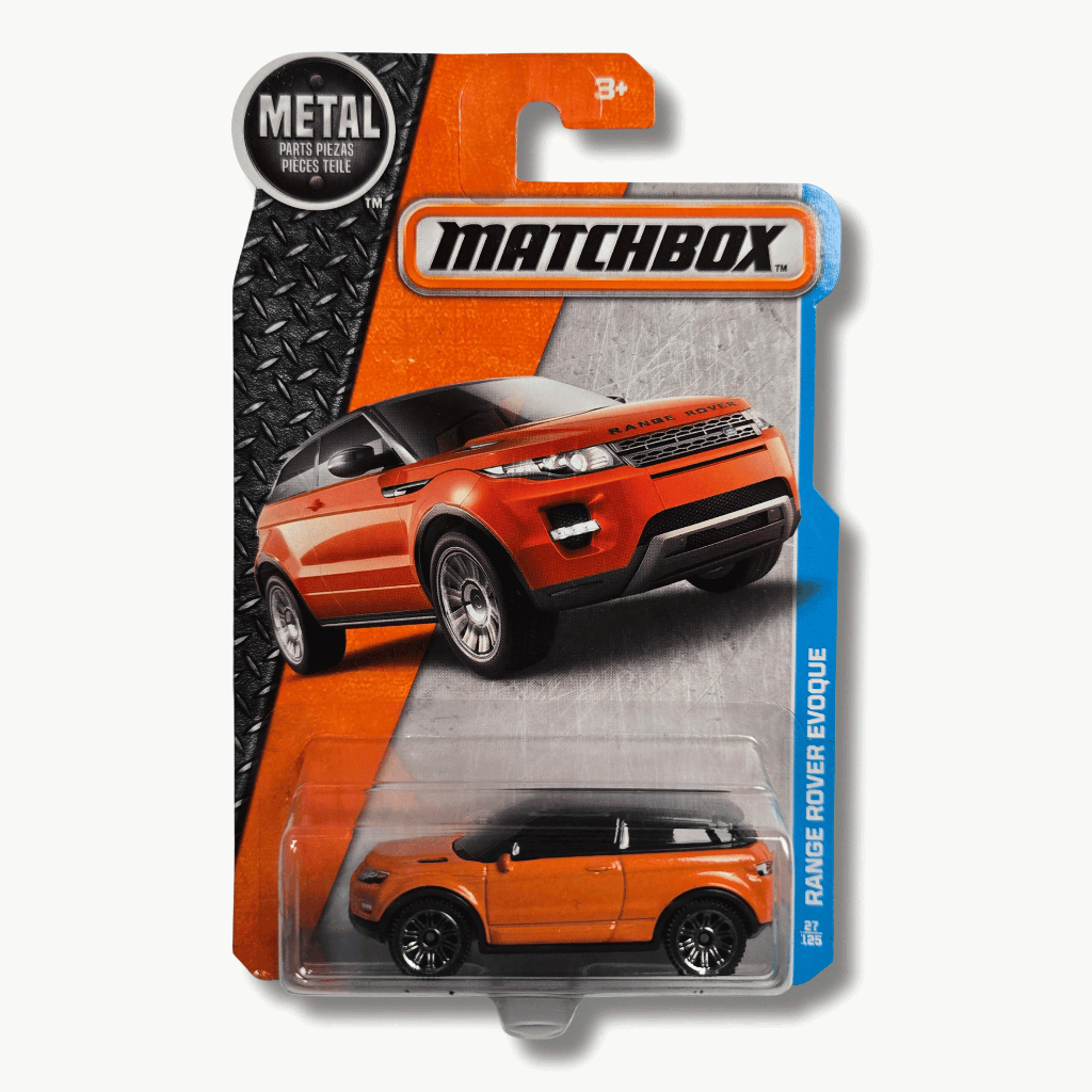 Miniatura Matchbox Range Rover Evoque (2015) - BLISTER COM DANO