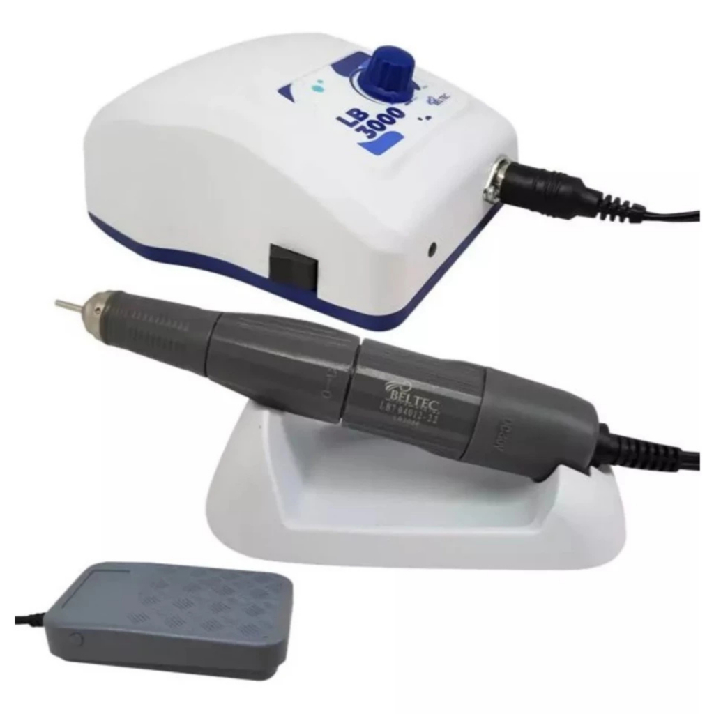 Micromotor Beltec LB3000 45RPM Lixa Eletrica Profissional Lixadeira eletrica Motor Unha potente