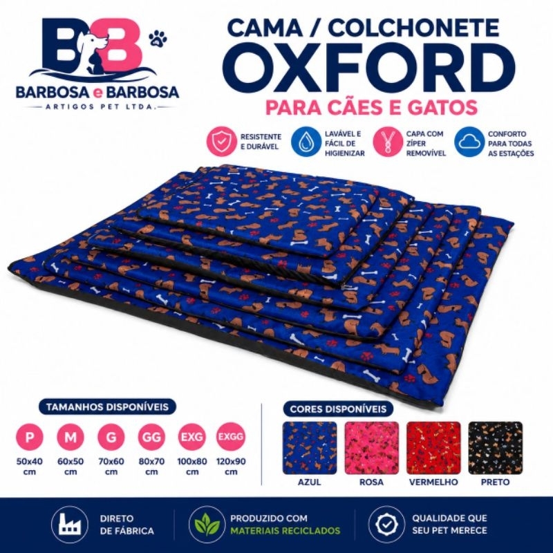 Cama Caminha Colchonete Oxford para Cachorros e GatosR$11,60 ~ R$26,80