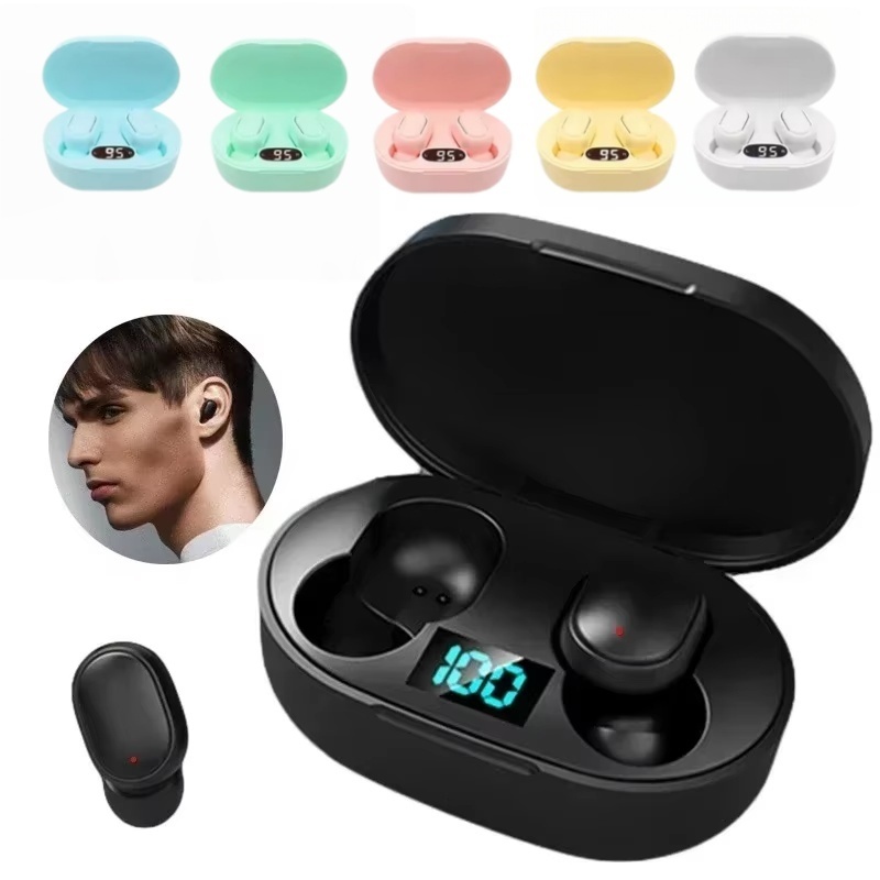 Fones de Ouvido Bluetooth E6stws São Fones de Ouvido de Música Bluetooth Sem Fio e Fones de Ouvido Cancelamento Volt — R$ 22,90 em Shopee