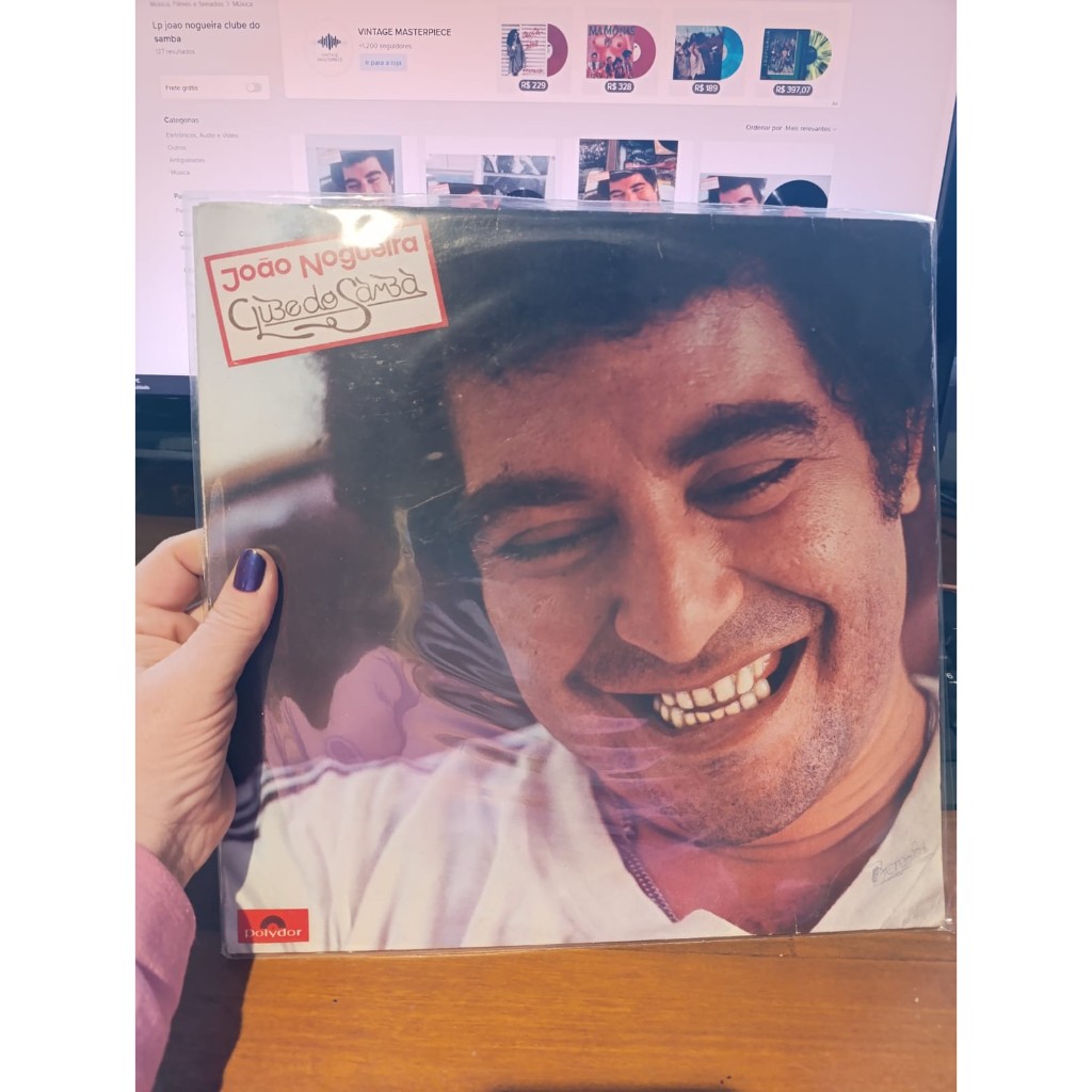 JOÃO NOGUEIRA - CLUBE DO SAMBA - LP 1979 COM ENCARTE