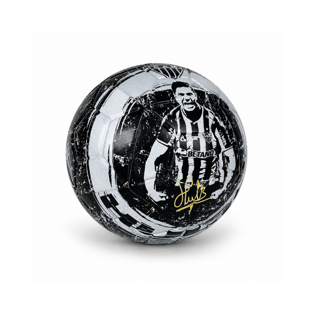 Mini Bola De Futebol De Campo Dualt Atlético Mineiro Hulk - Oficial