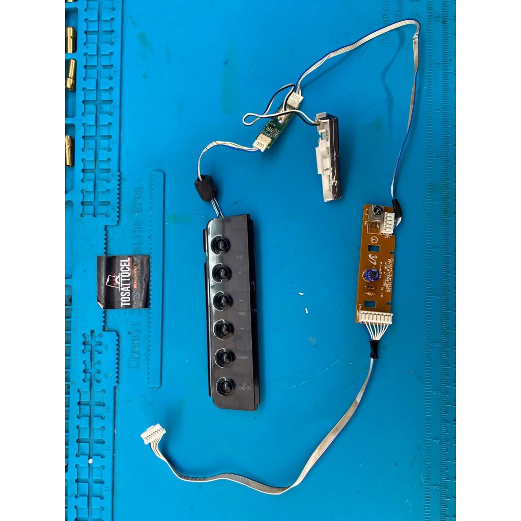 Placa Controle Botões Sensor IR Touch Power TV Monitor Samsung T220M