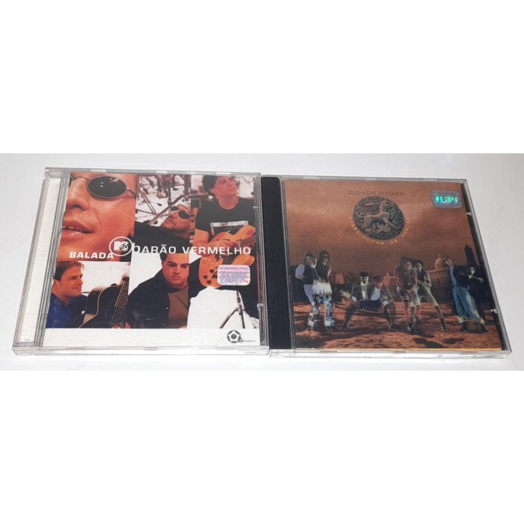 2 Cd´s Rock Nacional - Barão Vermelho,Balada Mtv & Cidade Negra - Sobre Todas As Forças - Em Muito Bom Estado