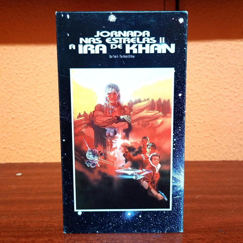 Fita Cassete VHS Star Trek II - A Ira de Khan Legendado PT-BR - Jornada nas Estrelas