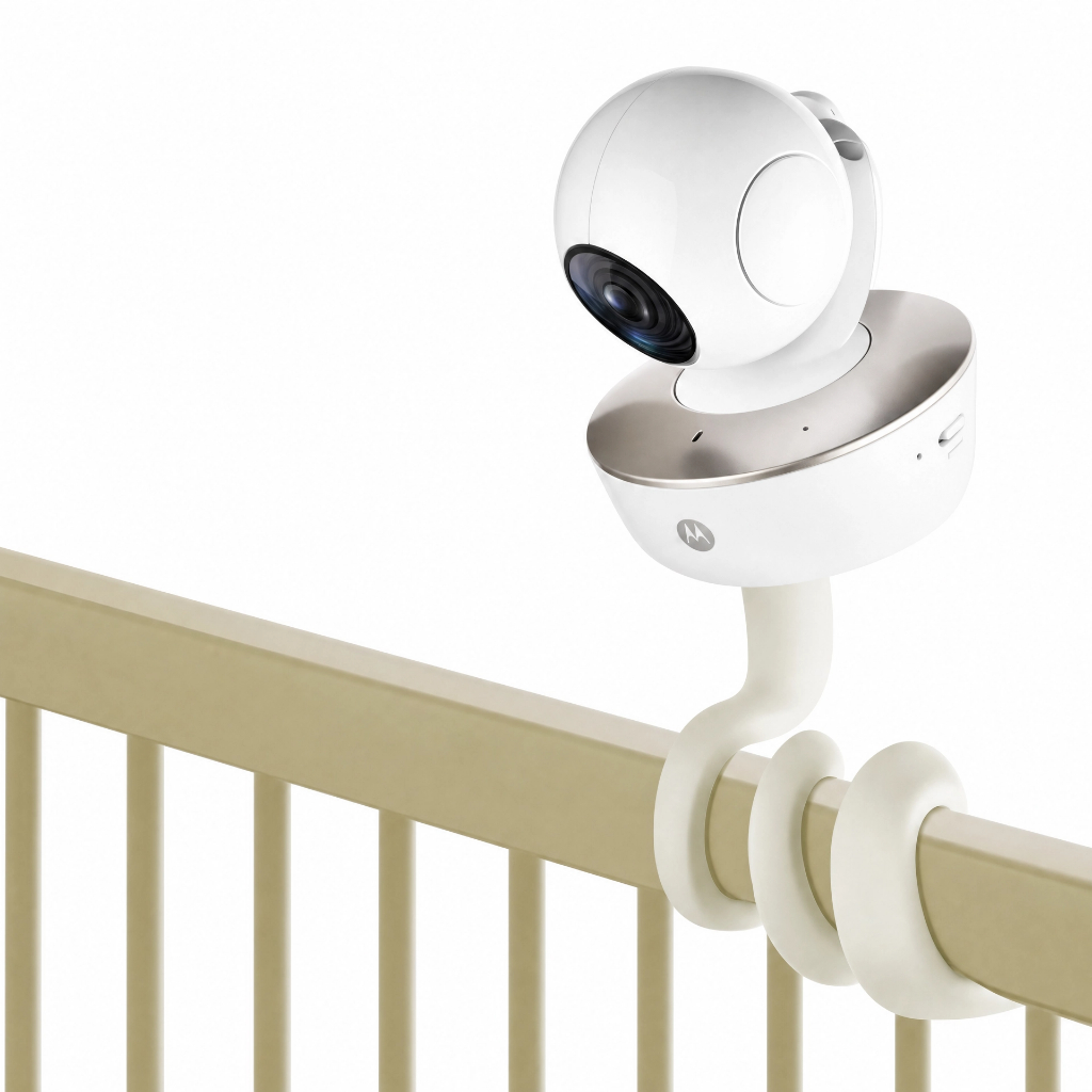 Suporte de Babá Eletrônica Para Berço Universal Ajustável Flexível Monitor Bebê