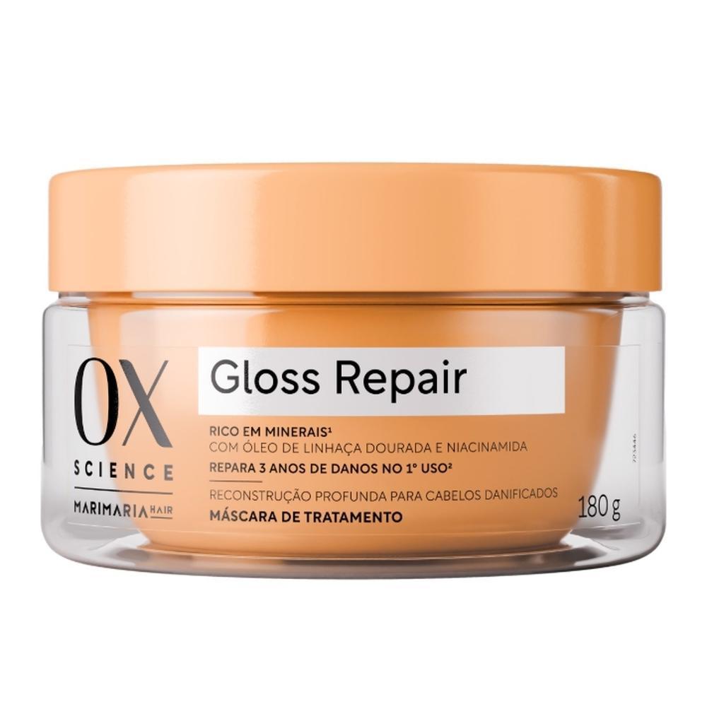 Máscara de Tratamento Mari Maria Hair OX Science Gloss Repair Pote 180g — imagem 2 de 2