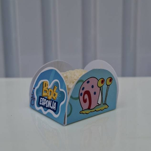 Formas de brigadeiros Bob Esponja  Personalizados lembrancinha de Festa Infantil de aniversário