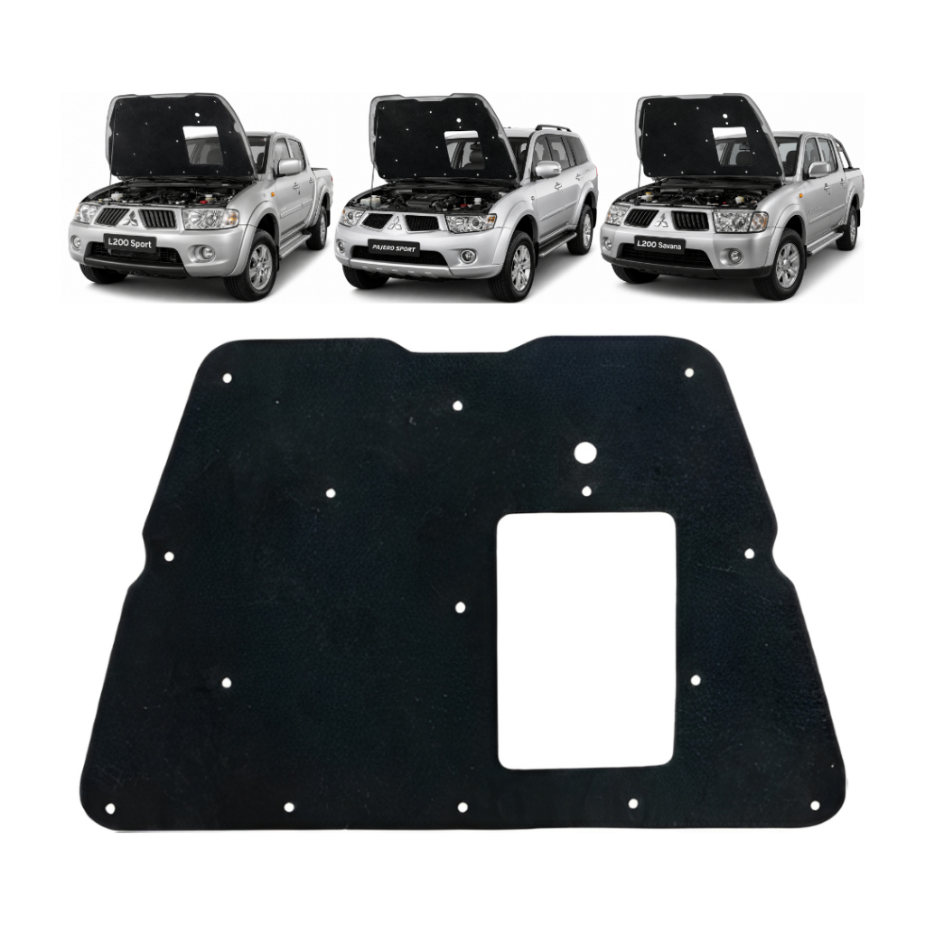 Forro Capô L200 Sport Outdoor Savana / Pajero Sport 2003/2012 Autoadesivo Grud Manta Capo Capu Capus