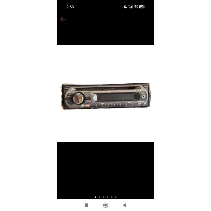 (LEIA A DESCRIÇÃO) Rádio Automotivo Sony CDX-GT227X AM FM AUX CD 50WX4