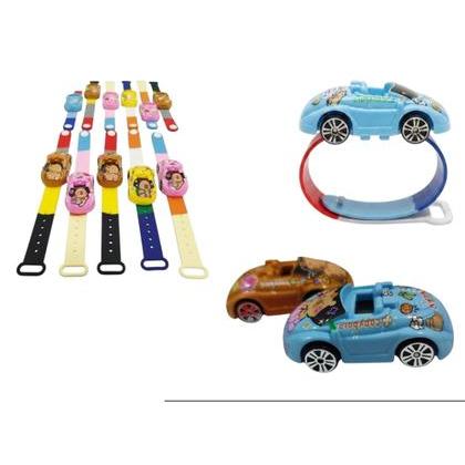 Relógio Infantil Mini Carrinho Removível Roda Livre