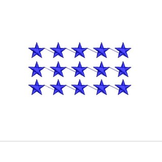 kit 5  estrelas kit 10 estrelas kit 15 estrelas bordado kit 20 estrela bordado 1,5 cm com Termocolante