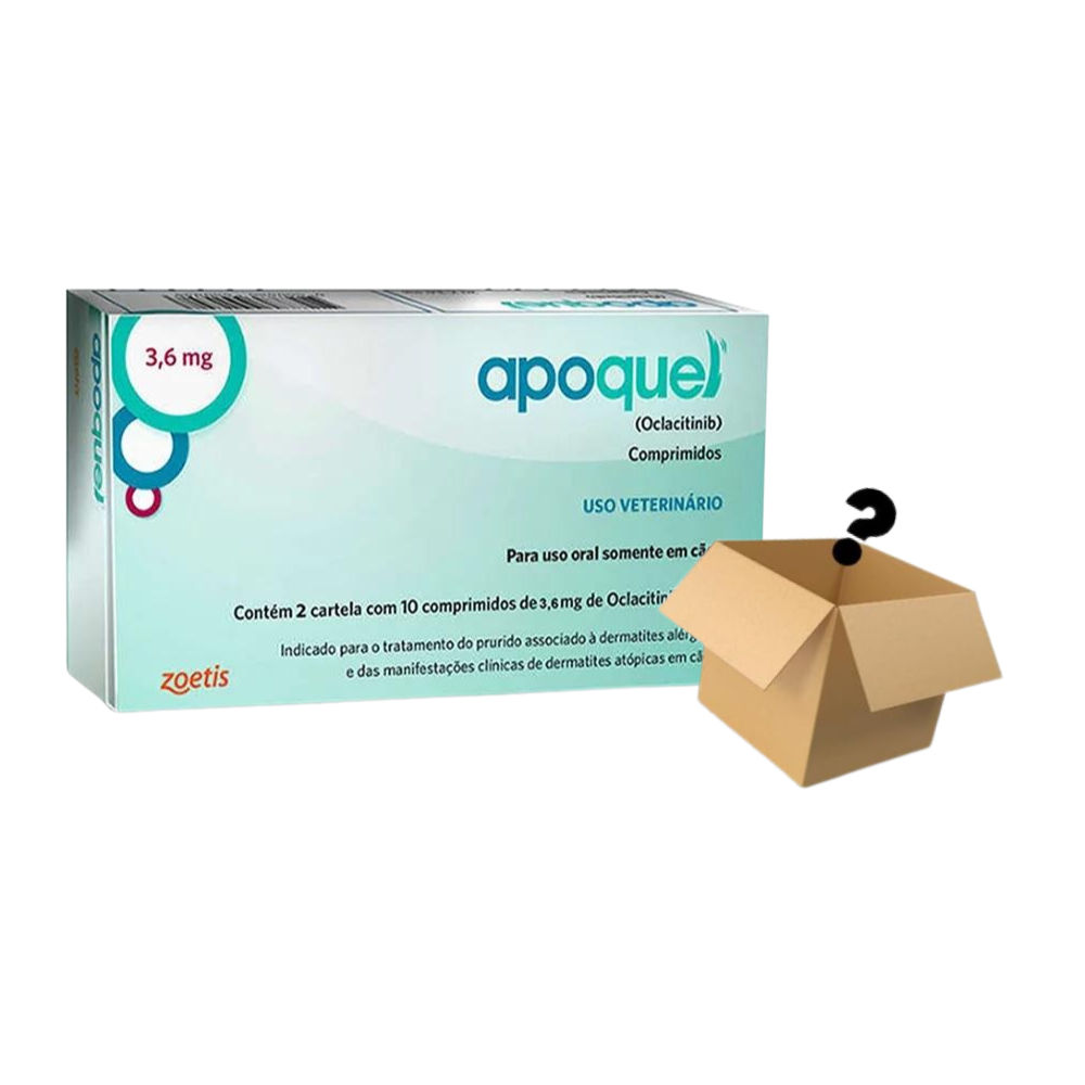 Apoquel 3,6mg Cães - Zoetis + Surpresa