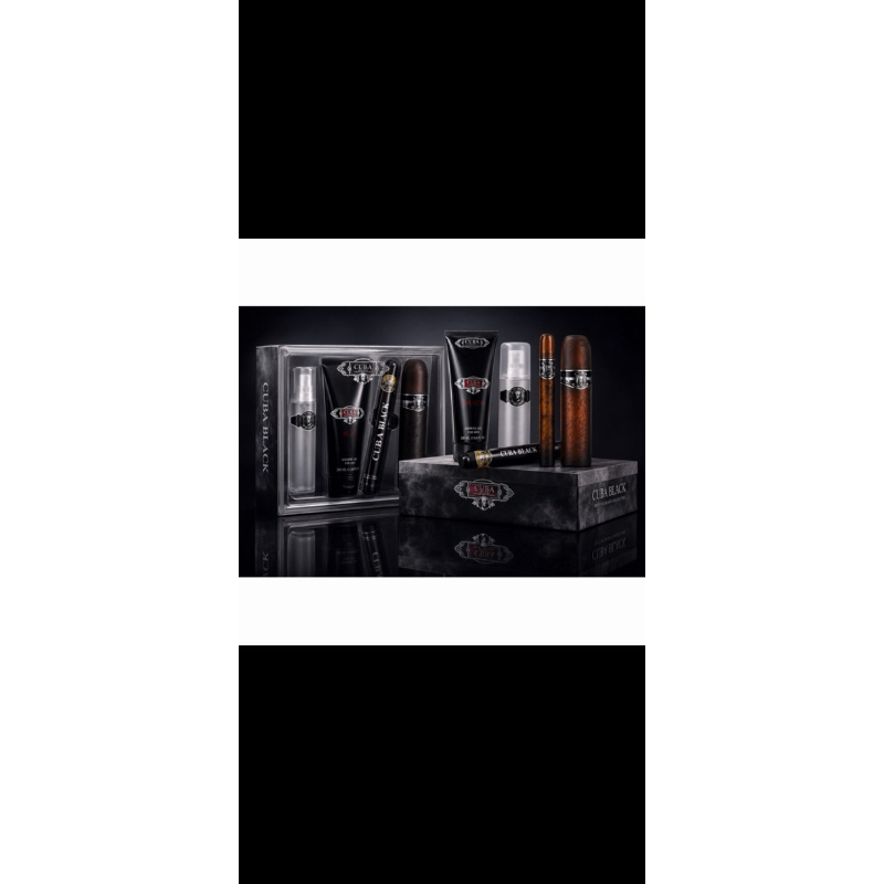 kit perfume Cuba black mem